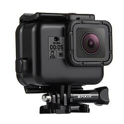 Wewoo Pour GoPro HERO6 / 5 Couverture arrière + Boîtier de protection 30m étanche avec boucle de montage de base et vis mère, pas besoin de retirer la lentille 2 en 1