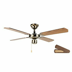 Ventilateur de Plafond Orbegozo CF 01105 M Bois 50 W Ø 105 cm