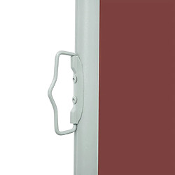 Avis vidaXL Auvent latéral rétractable de patio 100x500 cm Marron