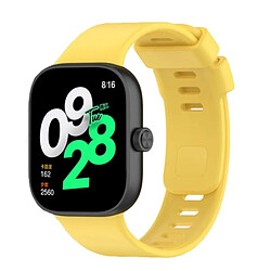 NIS Bracelet Phonecare Smoothsilicone Compatible avec Xiaomi Redmi Watch 4 - Jaune