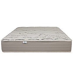 Acheter LUXURY LITERIE Matelas 160x200 cm, OrganicCotton, 24cm, mémoire de forme, indépendance du couchage, face été/hiver