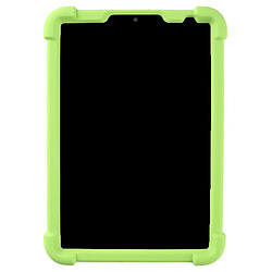 Coque en silicone flexible, antichoc avec béquille pliable vert pour votre iPad mini (2021)