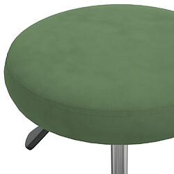 Acheter vidaXL Tabouret de massage Velours Vert foncé