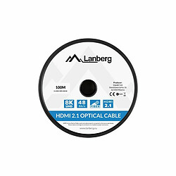 Acheter Câble HDMI Lanberg CA-HDMI-30FB-1000-BK Noir 100 m