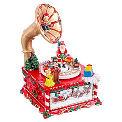 BigBuy Home Décorations de Noël Multicouleur 10 x 10 x 18 cm