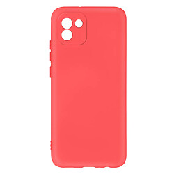 Avizar Coque Samsung Galaxy A03 Silicone Semi-rigide Finition Soft-touch Fine fuschia