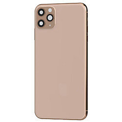 Avizar Clappio Châssis iPhone 11 Pro Max avec Vitre arrière de remplacement Rose Champagne