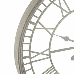 Paris Prix Horloge Murale Design Métal & Verre 67cm Gris