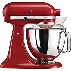 Robot pâtissier multifonction à tête inclinable 4.8l 300w rouge empire - 5ksm175pseer - KITCHENAID