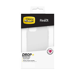 OtterBox Coque pour Apple iPhone 13 Mini Renforcée Modèle React Translucide Transparent pas cher