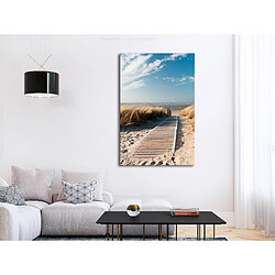 Artgeist Tableau - Lonely Beach (1 Part) Vertical [20x30]