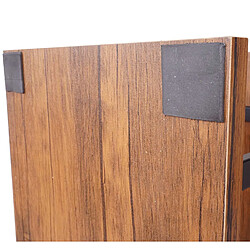 Decoshop26 Bibliothèque étagère sur pied en métal et bois véritable 4 niveaux 142x60cm 04_0001281