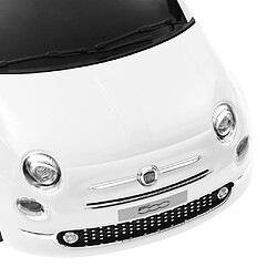 Acheter vidaXL Voiture électrique pour enfants Fiat 500 Blanc