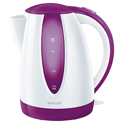 Sencor SWK 1815 VT Bouilloire Éléctrique 1.8L 240V 2000W Amovible Plastique Blanc Violet