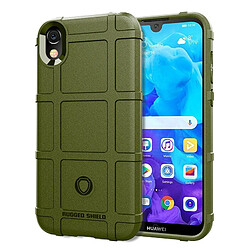 Wewoo Coque Housse de protection antichoc en silicone pour Huawei Y5 2019 vert armée