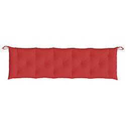 Acheter Maison Chic Coussin Confort | pouf | Coussin de banc de jardin rouge 180x50x7 cm tissu oxford -GKD12961