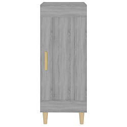 Acheter vidaXL Buffet Sonoma gris 34,5x34x90 cm Bois d'ingénierie