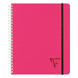 Clairefontaine Carnet spirale Proactiv'book Linicolor format 16 x 21 cm - petits carreaux - Lot de 5