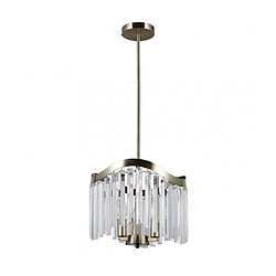 Luminaire Center Suspension Sabrig 3 ampoules Bronze antique