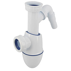 siphon de lavabo - easyphon - avec prise machine à laver - diamètre 32 mm - nicoll bm19 - nicoll 0201302