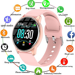 Universal Rose Femme Smartwatch Prévisions météo en temps réel Traceur d'activité Moniteur de fréquence cardiaque Sport Femme Smartwatch Homme pour IOS |