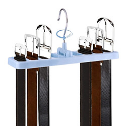 Wewoo Bleu Porte-cravate Multi-fonction Rack Scarf Hanger Holder