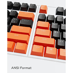 Dark Project - KS-43 PBT Keycaps (ENG/RU/UA | Black/Orange) pas cher