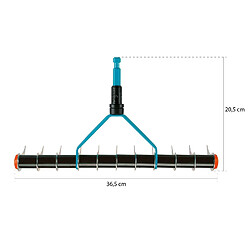 Acheter Scarificateur de Gazon Multifonctions Gardena Combisystem 36,5x20,5x9,5 cm Protection Anticorrosion