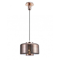 Luminaire Center Suspension Jarras Cuivre 1 ampoule 49cm