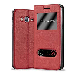 Cadorabo Coque Samsung Galaxy J3 2016 Etui en Rouge