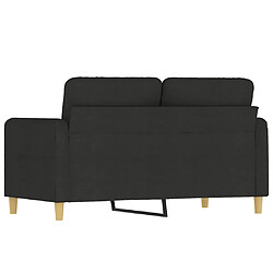 Acheter vidaXL Canapé à 2 places Noir 120 cm Tissu