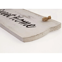 Acheter Mendler Planche murale Sweet Home, planche décorative, panneau style shabby, vintage, 10x25x1cm, blanc