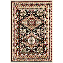 Hadorn Tapis 180x119 noir Gharajeh