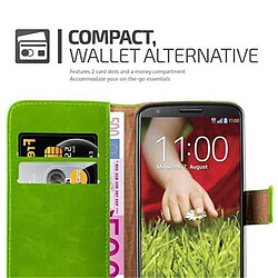 Acheter Cadorabo Coque LG G2 Etui en Vert