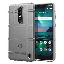 Wewoo Coque TPU antichoc à couverture totale pour Nokia 3.1 Plus, version US (Gris)