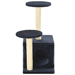 Acheter vidaXL Arbre à chat avec griffoirs en sisal 60cm Bleu foncé