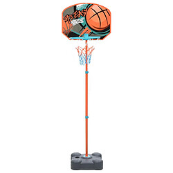 vidaXL Ensemble de jeu de basket-ball portable réglable 109-141 cm