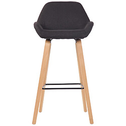 Non Tabouret de bar Newnan en tissu 4 pieds structure naturel (chêne)