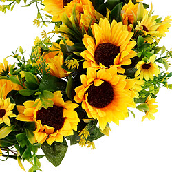 Acheter fleur de tournesol artificielle guirlande fête de mariage décoration décor maison mur