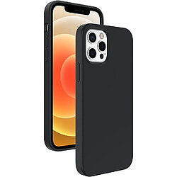 Coque Silicone Noire Pour iPhone 12 / iPhone 12 Pro + Verre Trempe Little Boutik®