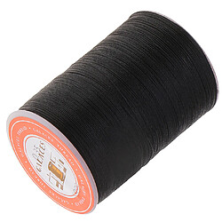 Acheter Fil de cire rond de polyester de 0.35mm cousant la couture noire de métier de bricolage