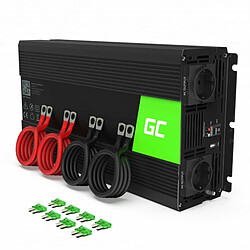 Acheter Green Cell® 3000W/6000W 12V 220V/230V Convertisseur de Tension Voiture Solaire Modifiée Volts Sinus Power Inverter sinusoïdale DC AC, Onduleur Transformateur avec Allume Cigare Prise Electrique