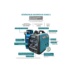 Acheter Konner & Sohnen Groupe électrogène Inverter 2000W KS2100iGS