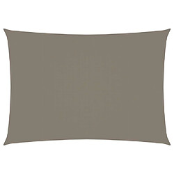 Maison Chic Voile d'ombrage | Voile de parasol | Toile d'ombrage tissu oxford rectangulaire 3x5 m taupe -MN11128