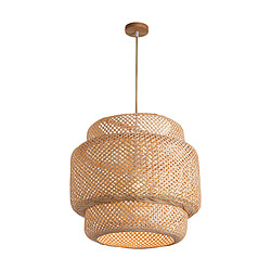 abat-jour en bambou pour suspension Dome Wicker