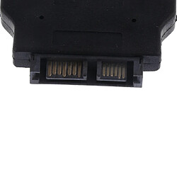 Acheter 2x Adaptateur SATA 22 Broches Femelle Vers Mince SATA 13 Broches Mâle Convertisseur SATA de Lecteur 2,5 ``