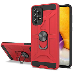 Coque en TPU anti-chute avec béquille pour votre Samsung Galaxy A72 4G/5G - rouge