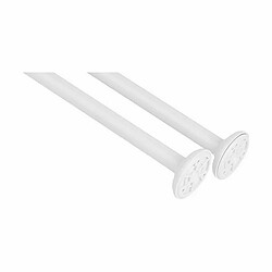 Avis Berilo Tringle à Rideau De douche Blanc Aluminium 80 cm (24 Unités)