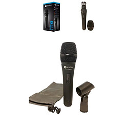 Prodipe Microphone PRO dynamique TT1 LANEN cardioïdes Pour Party Karaoké PRO Chant Studio Scène + Pince et housse de protection