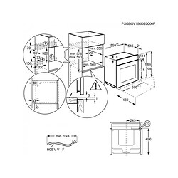 Acheter Chaleur tournante 71L AEG 3500W 59.5cm, FOAEBPE742320M